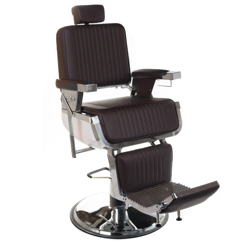 Poltrona da barbiere LUMBER BH-31823 Marrone