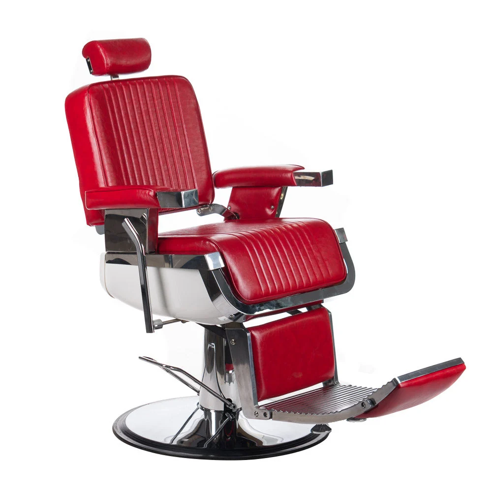 Poltrona da barbiere LUMBER BH-31823 Rosso