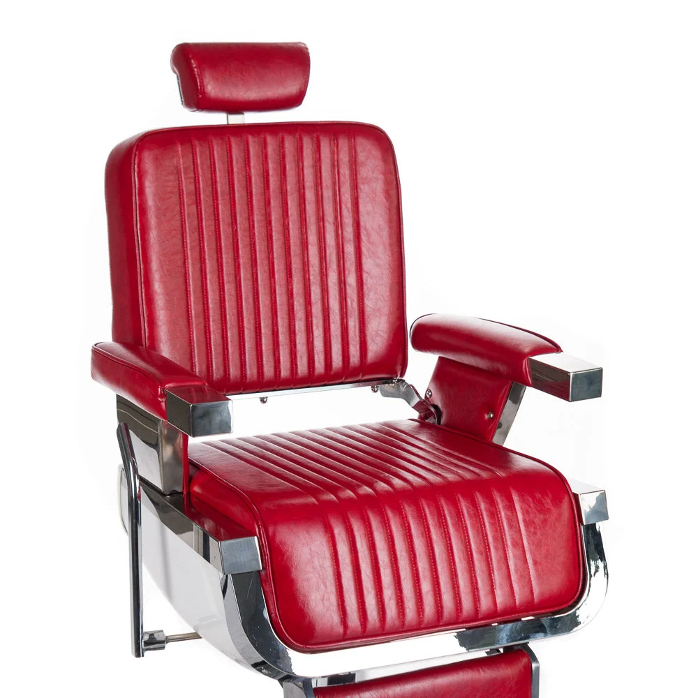 Poltrona da barbiere LUMBER BH-31823 Rosso