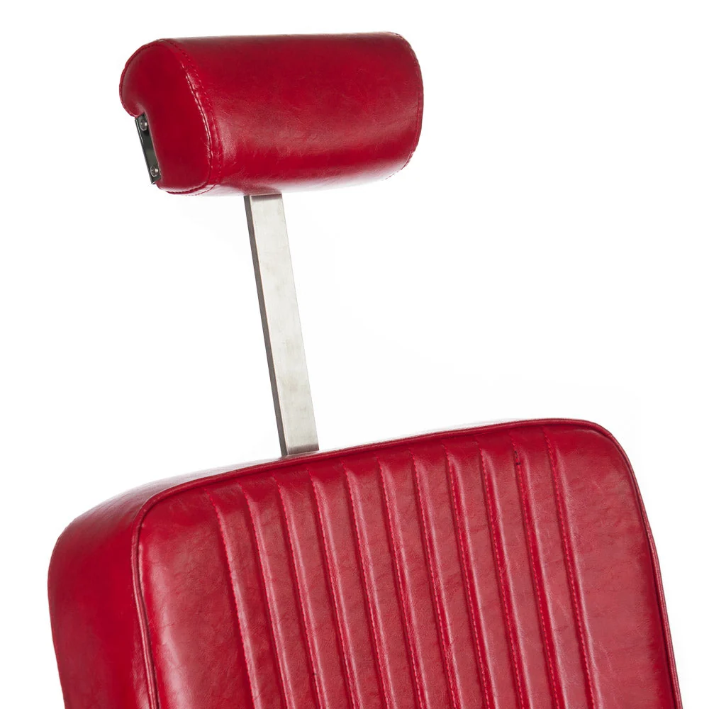 Poltrona da barbiere LUMBER BH-31823 Rosso