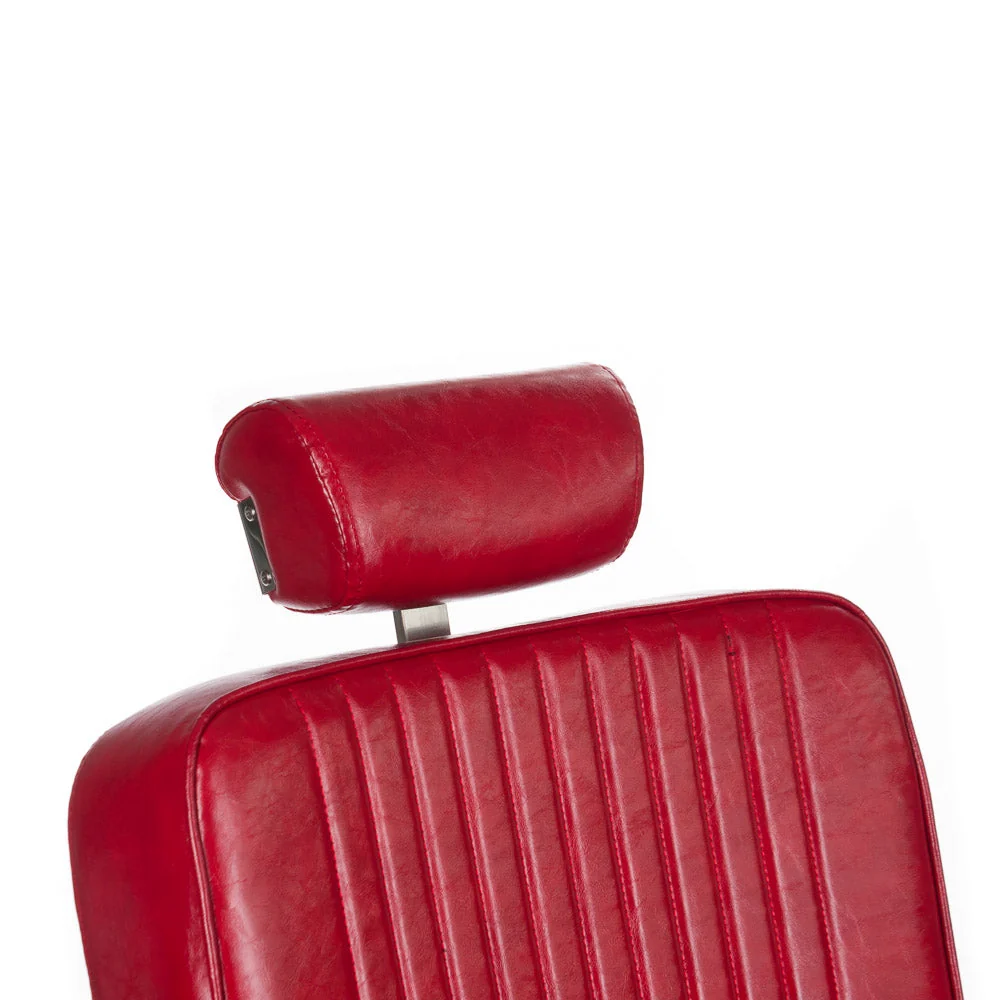 Poltrona da barbiere LUMBER BH-31823 Rosso