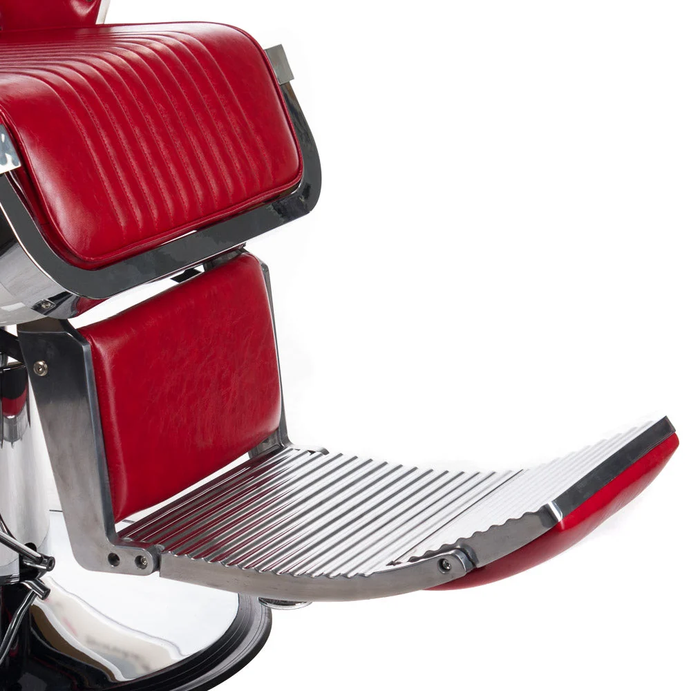 Poltrona da barbiere LUMBER BH-31823 Rosso