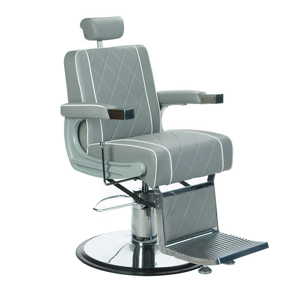 Poltrona da barbiere ODYS BH-31825M Grigio Chiaro