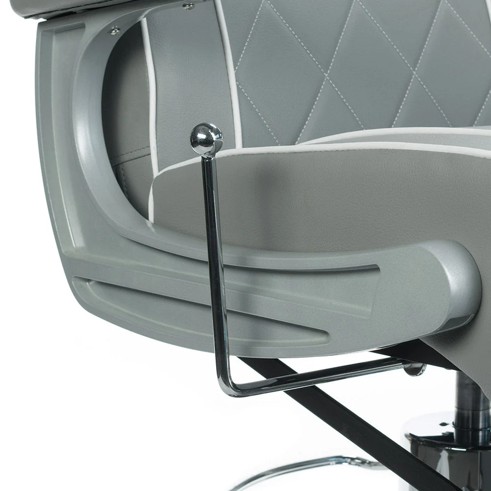 Poltrona da barbiere ODYS BH-31825M Grigio Chiaro