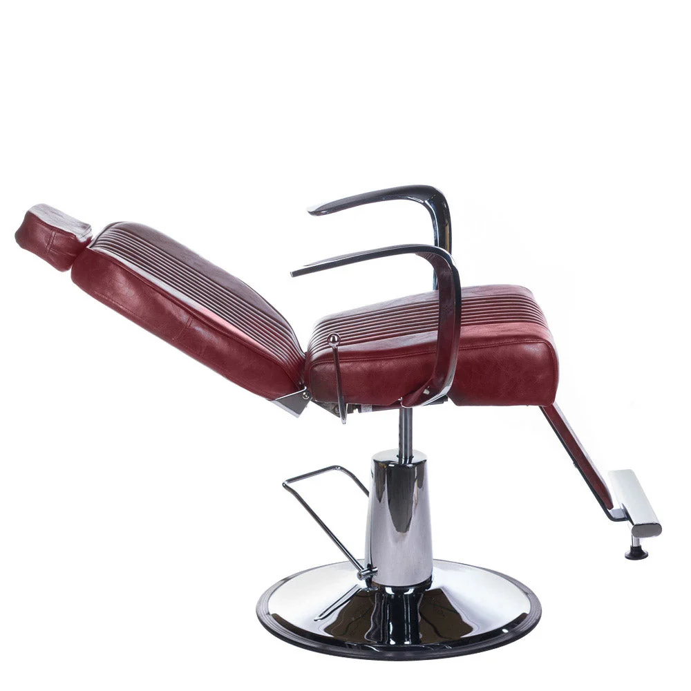 Poltrona da barbiere OLAF BH-3273 Ciliegia