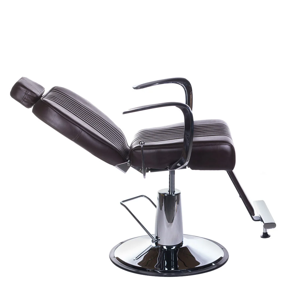 Poltrona da barbiere OLAF BH-3273 Marrone