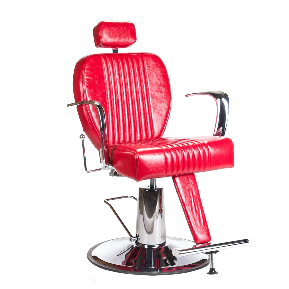 Poltrona da barbiere OLAF BH-3273 Rosso