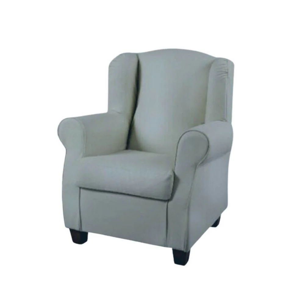 Poltrona Bergere 87x77x99 cm Similpelle tortora