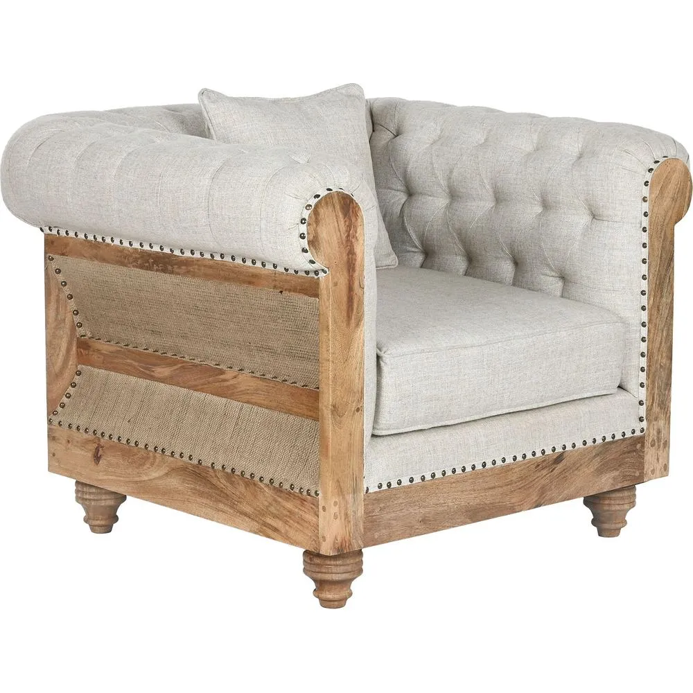 Poltrona Capitonnè country chic