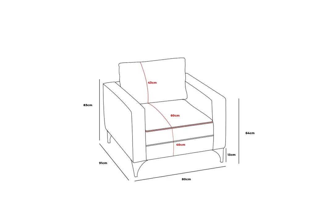 Poltrona design salotto tessuto antracite gambe dorate cm 90x91x83h