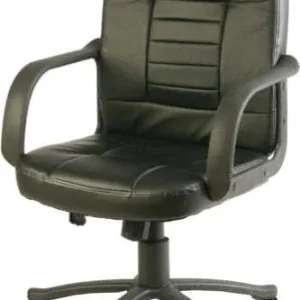 Poltrona direzionale Detroit HC4418M - con ruote e braccioli - nero - Serena Group