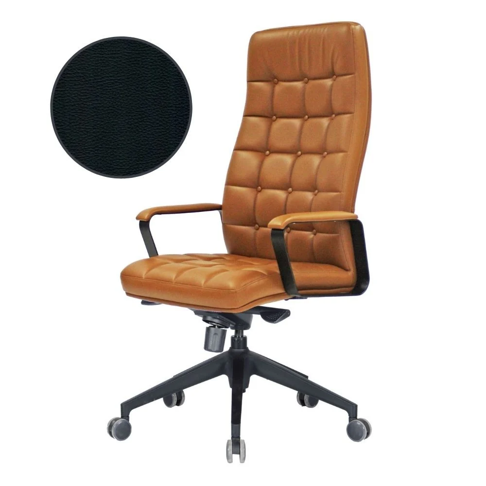 Poltrona direzionale da ufficio 67x52x126/132 cm Murano nero