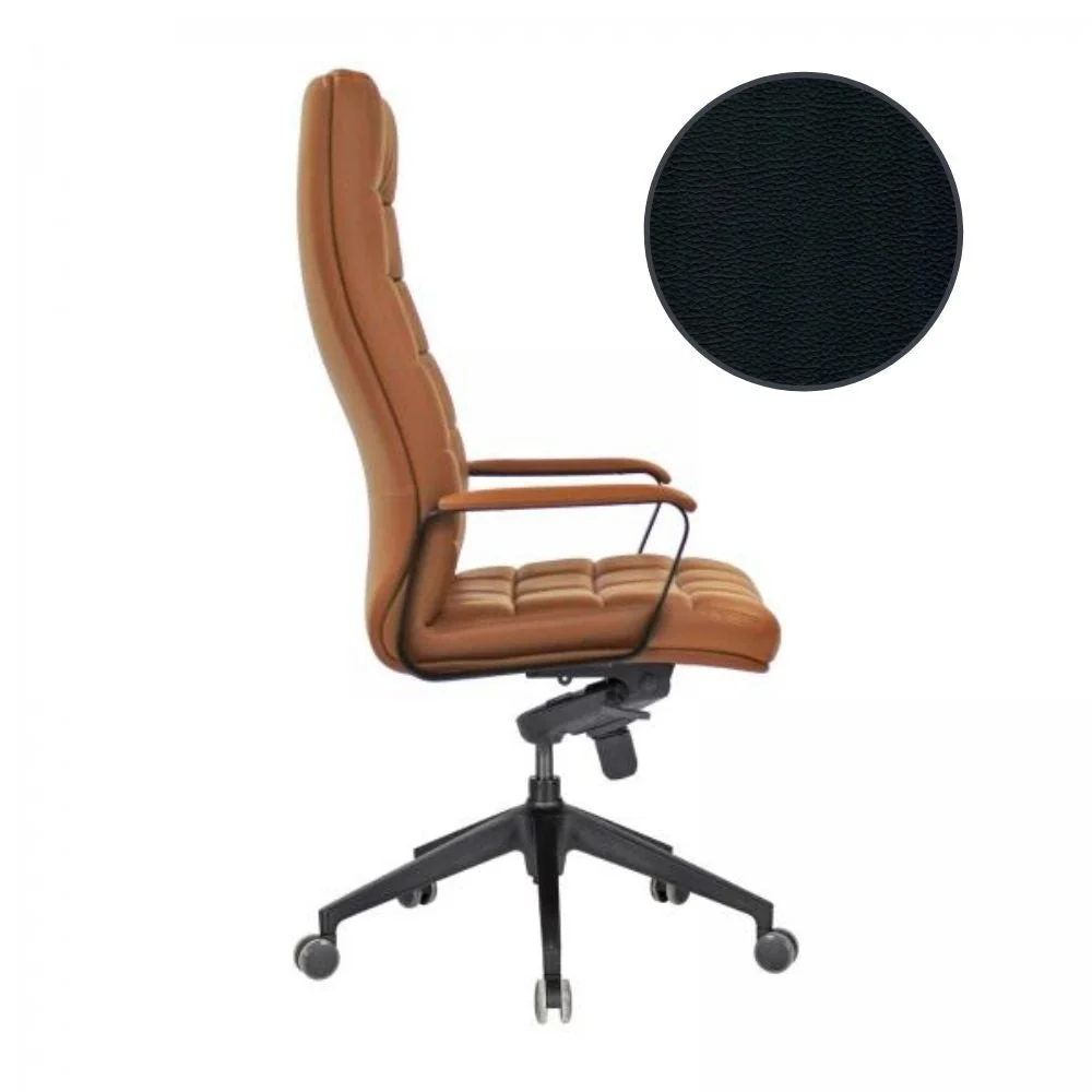 Poltrona direzionale da ufficio 67x52x126/132 cm Murano nero