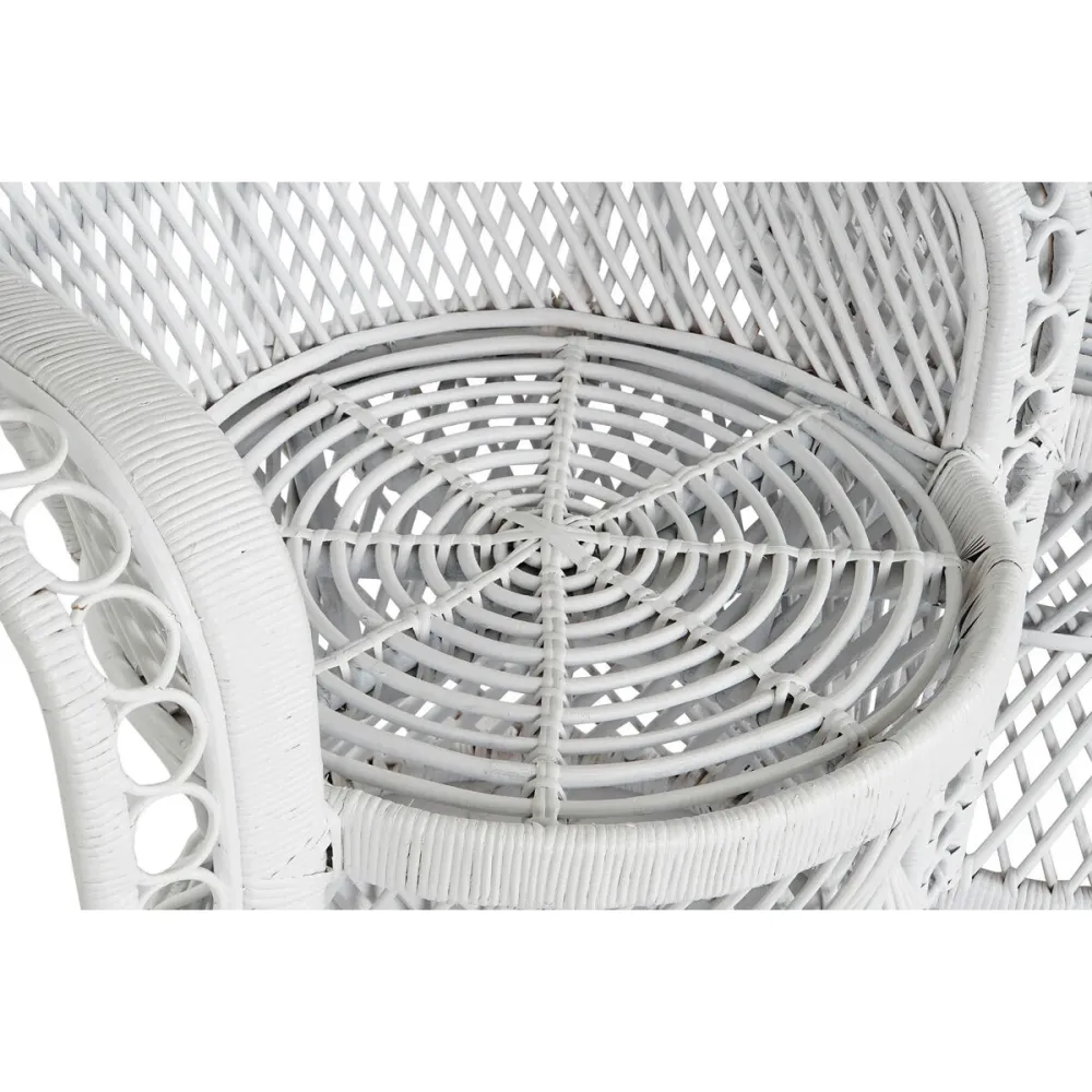 Poltrona DKD Home Decor Bianco 188 x 50 x 140 cm