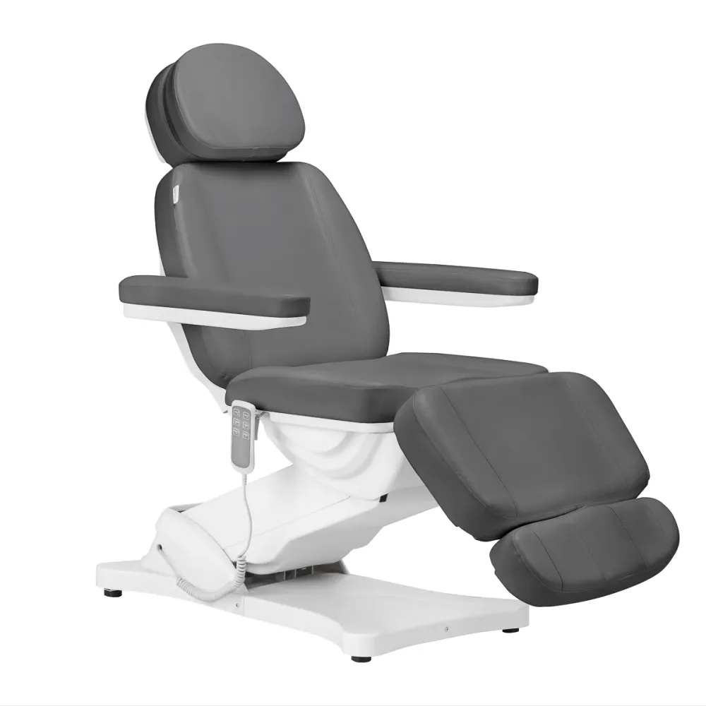 Poltrona elettrica per centro estetico - 3 motori | SILLON CLASSIC (grigio)