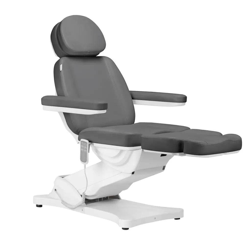 Poltrona elettrica per centro estetico - 3 motori | SILLON CLASSIC (grigio)