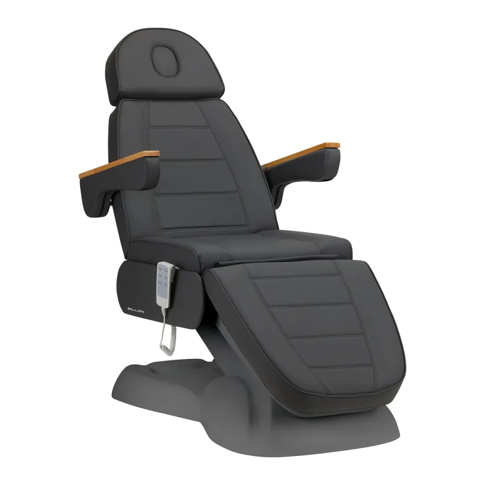 Poltrona elettrica per estetica - 3 motori | SILLON LUX 273B (grigio/grigio)