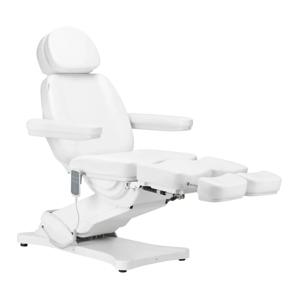 Poltrona elettrica per pedicure - 3 motori | SILLON CLASSIC (bianco)