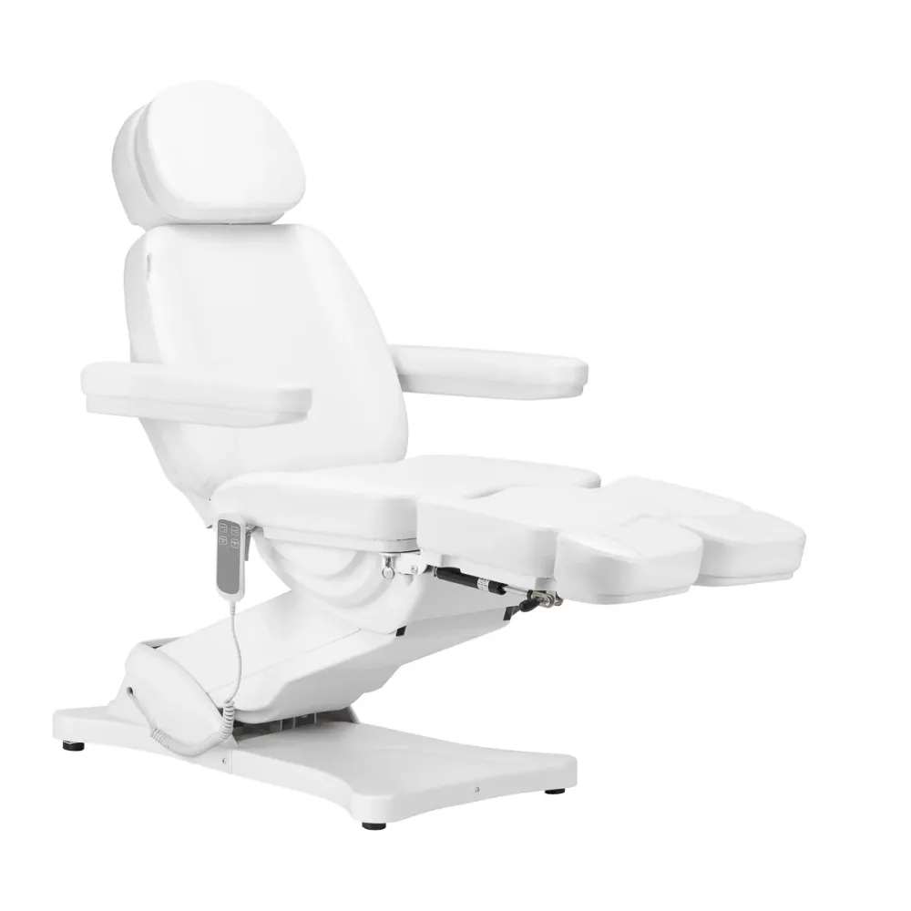 Poltrona elettrica per pedicure - 2 motori | SILLON CLASSIC (bianco)