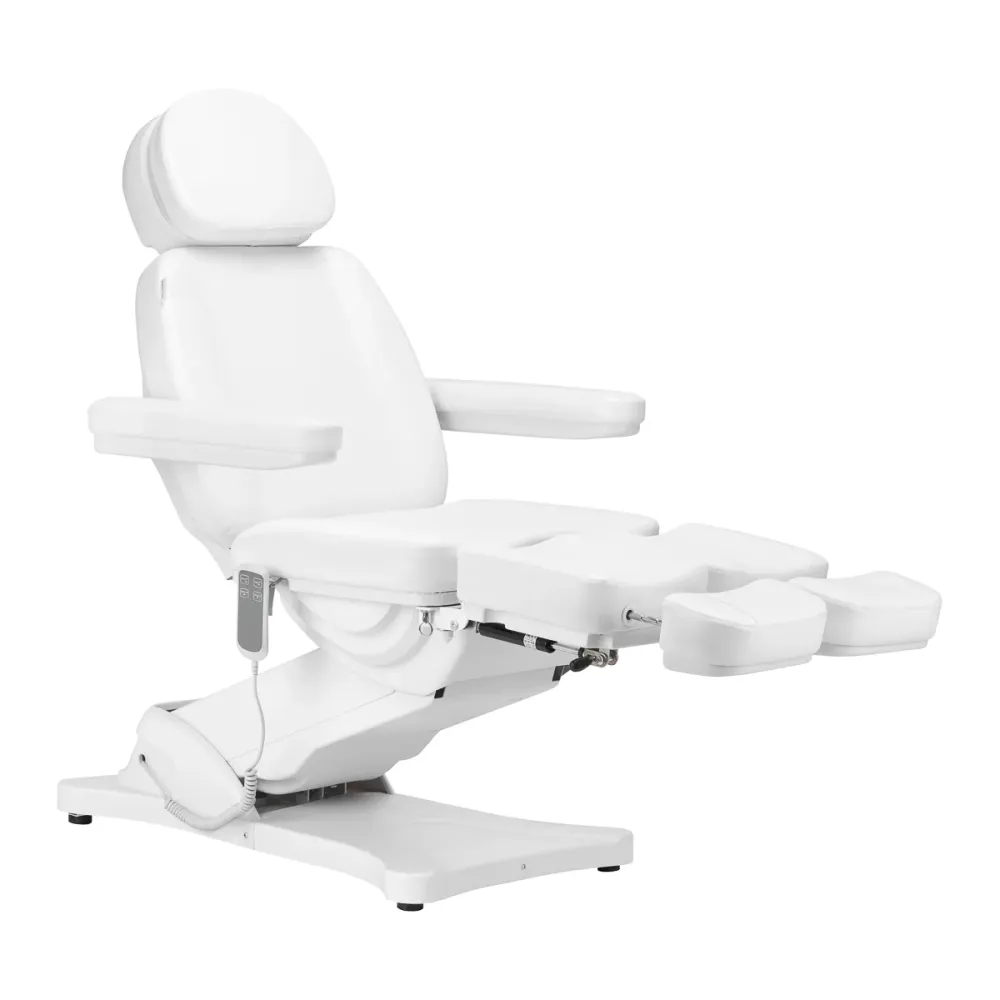 Poltrona elettrica per pedicure - 2 motori | SILLON CLASSIC (bianco)