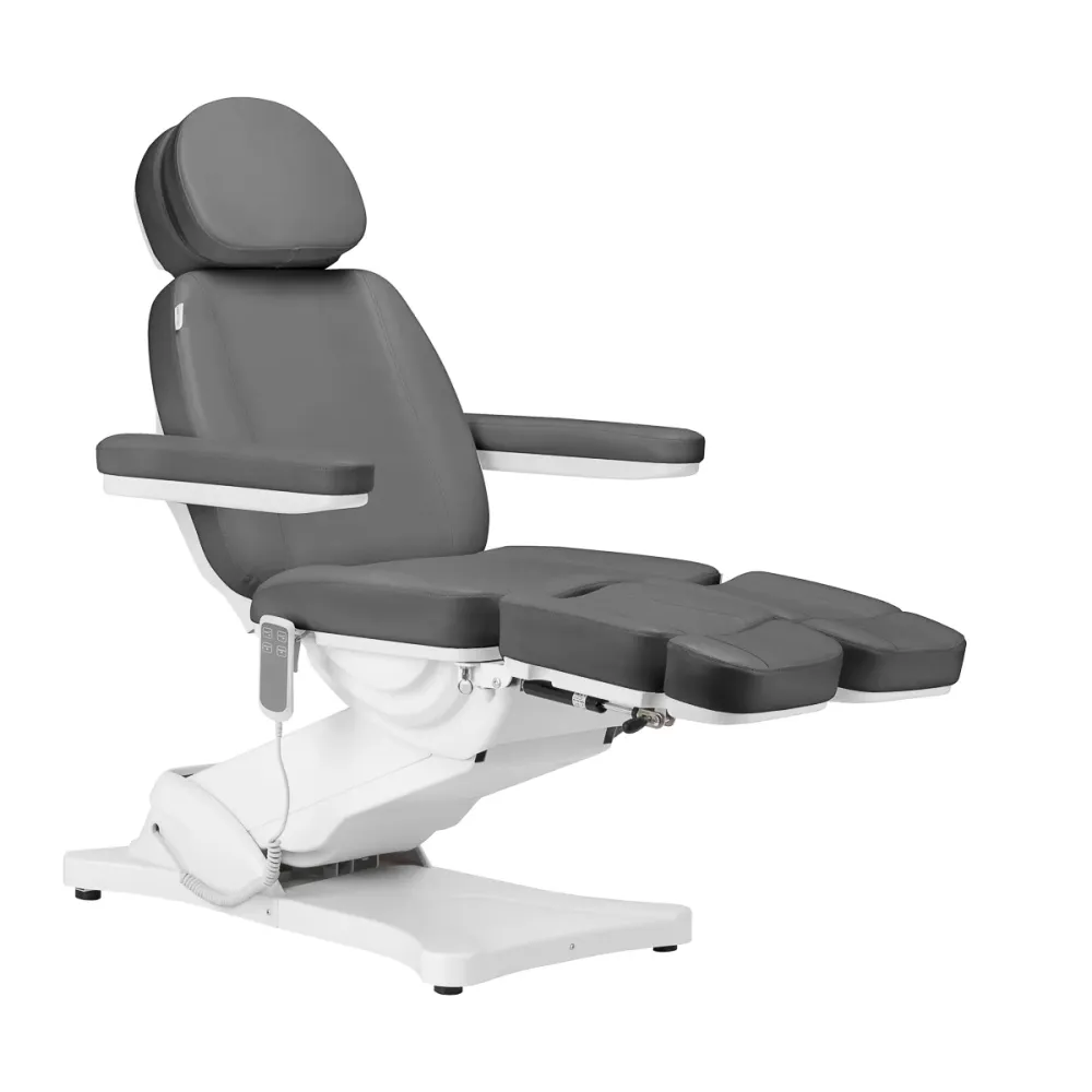 Poltrona elettrica per pedicure - 2 motori | SILLON CLASSIC (grigio)