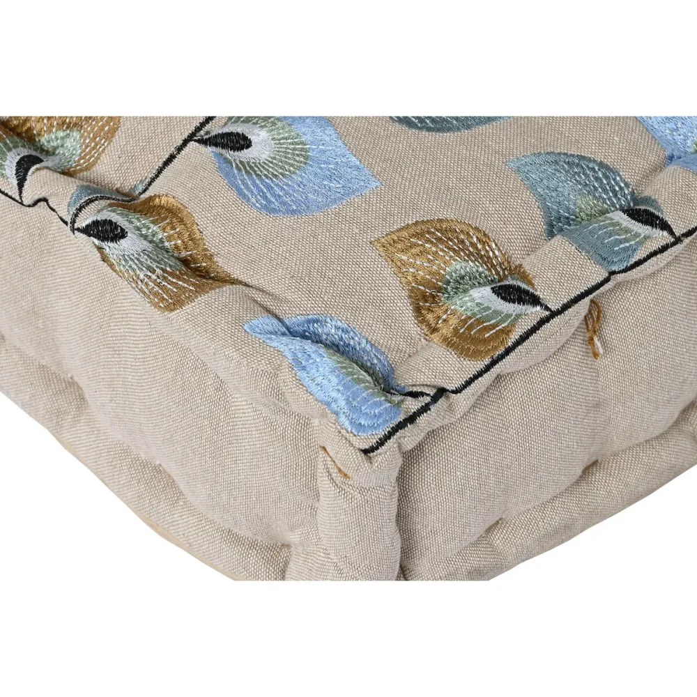 Poltrona da giardino DKD Home Decor 155 x 76 x 65 cm 150 x 76 x 20 cm Beige Azzurro