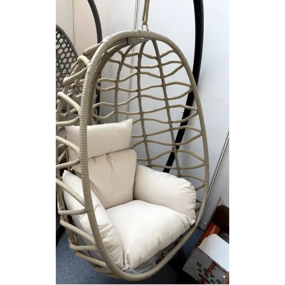 Poltrona da giardino Home ESPRIT Crema Grigio chiaro 93 X 70 X 122 CM