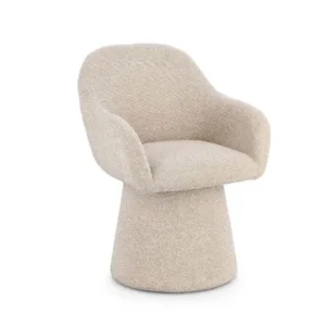 Poltrona girevole antara beige