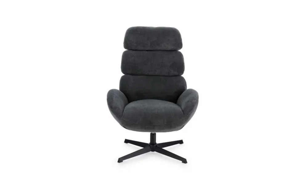 Poltrona girevole violante nero