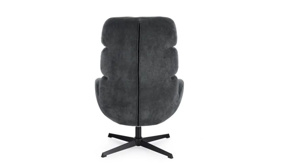 Poltrona girevole violante nero