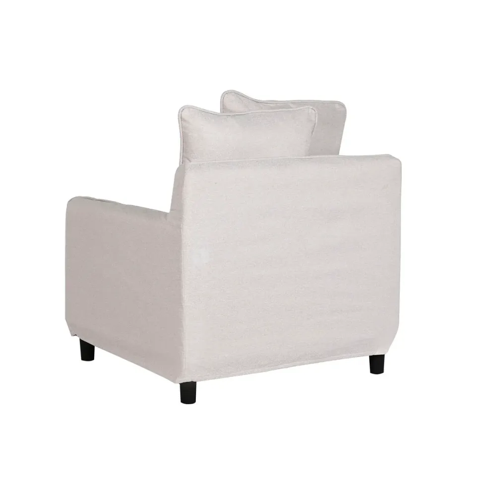Poltrona Home ESPRIT Beige 85 x 85 x 74 cm