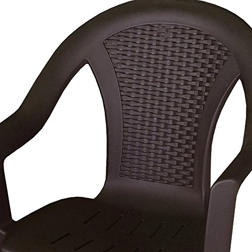 Poltrona Ischia Rattan Moka