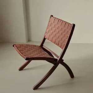 Poltrona legno e pelle sintetica Zyra