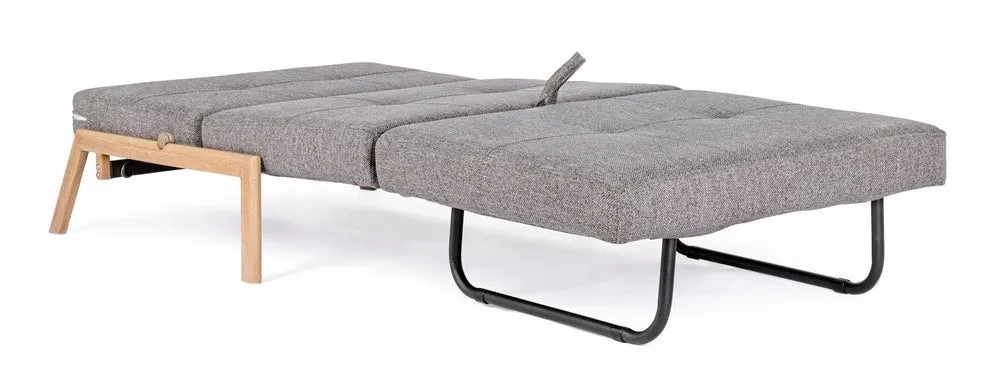 Poltrona letto grigia etnico living