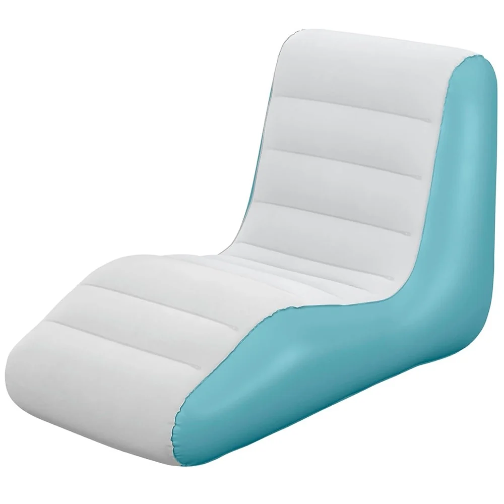 Poltrona Lunga Leisure Luxe Chaise Longue Gonfiabile Design Ergonomico 133x79x88cm 75127