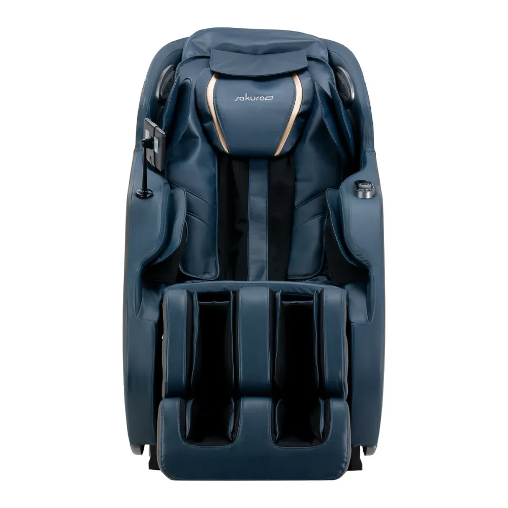 Poltrona massaggiante 3D Sakura Maximus 809 grigio-blu