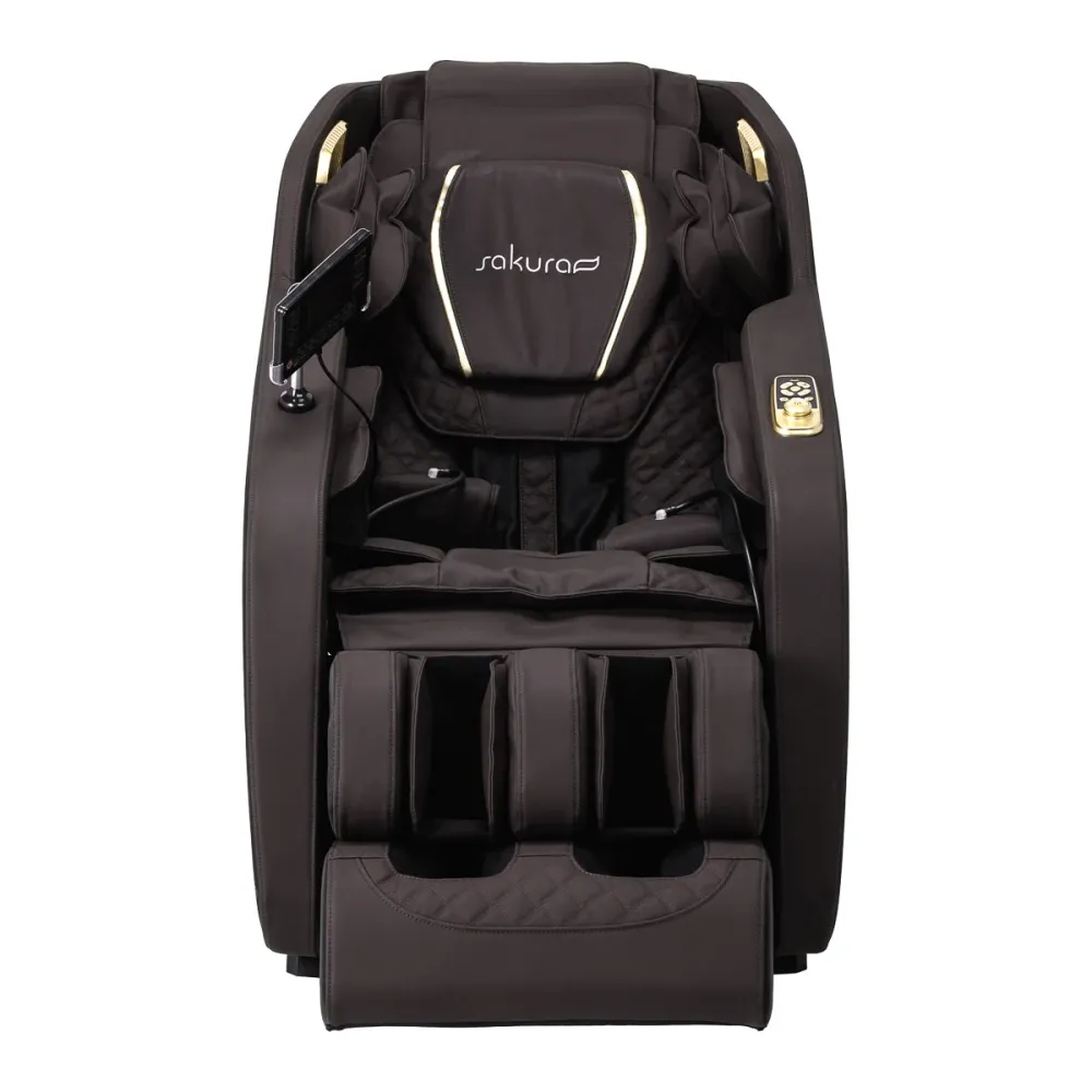 Poltrona da massaggio Sakura 306A legno e pelle