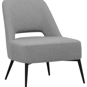 Poltrona moderna da salotto camera rivestita tessuto cm 58x52x74h - vari colori