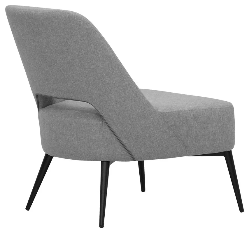 Poltrona moderna da salotto camera rivestita tessuto cm 58x52x74h - vari colori