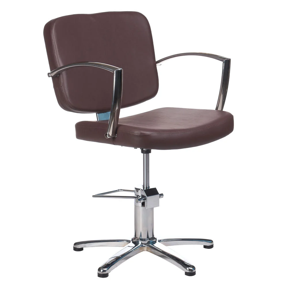 Poltrona da parrucchiere Dario marrone BH-8163