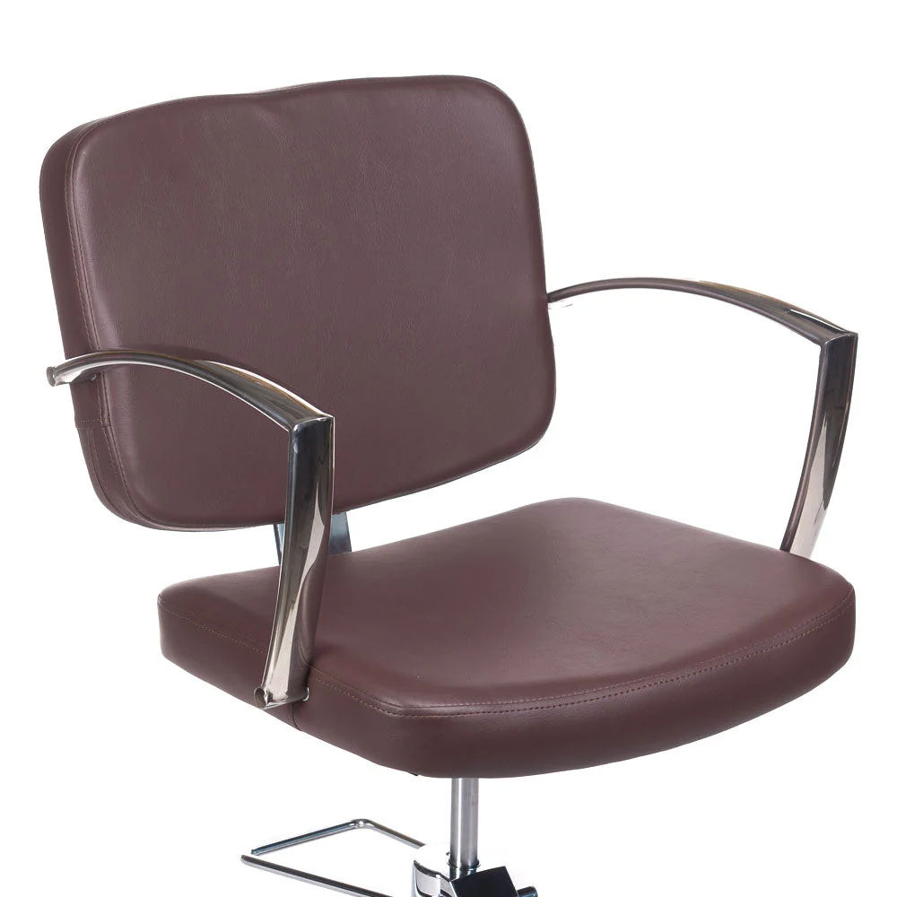 Poltrona da parrucchiere Dario marrone BH-8163