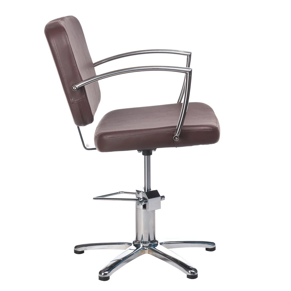 Poltrona da parrucchiere Dario marrone BH-8163
