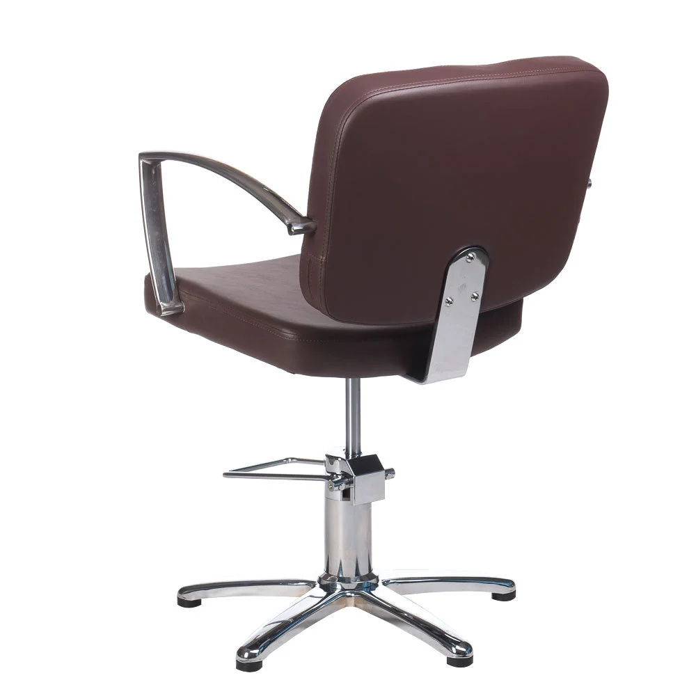 Poltrona da parrucchiere Dario marrone BH-8163