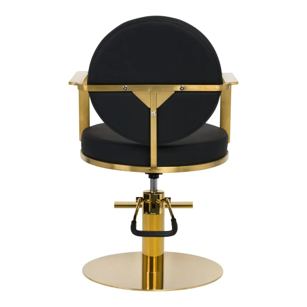 POLTRONA DA PARRUCCHIERE GABBIANO ARRAS NERO ORO