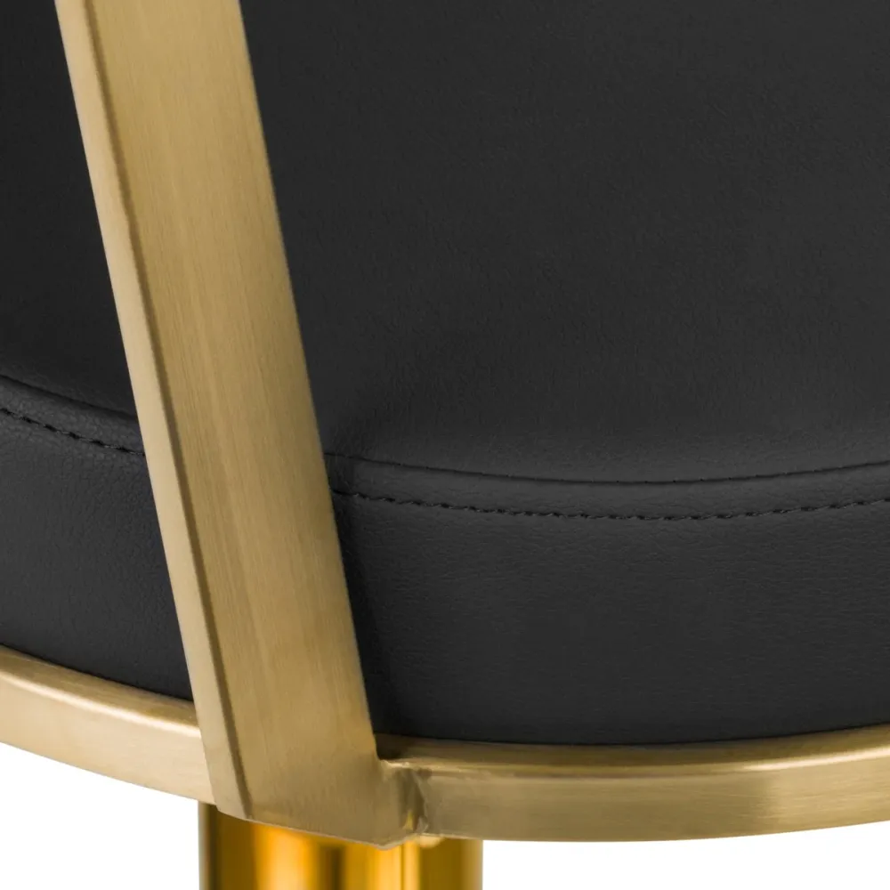POLTRONA DA PARRUCCHIERE GABBIANO ARRAS NERO ORO