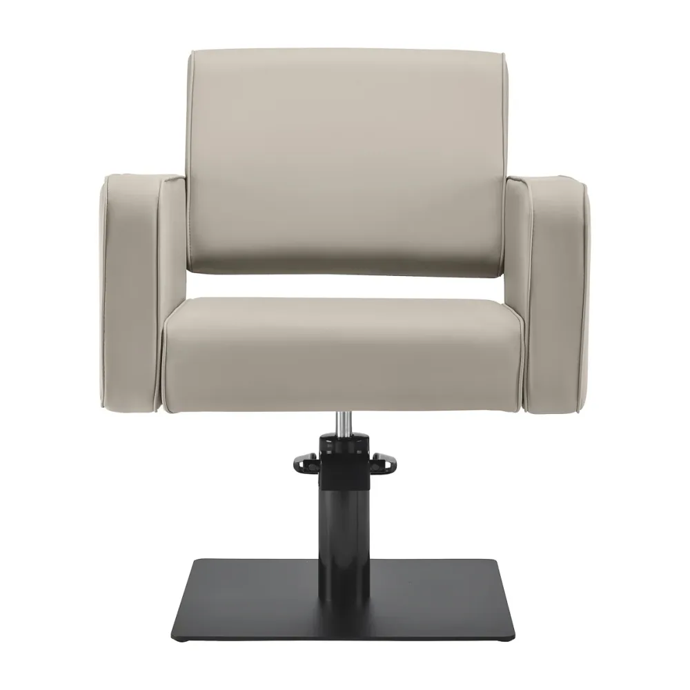 Poltrona da parrucchiere Gabbiano Bilbao grigio-beige