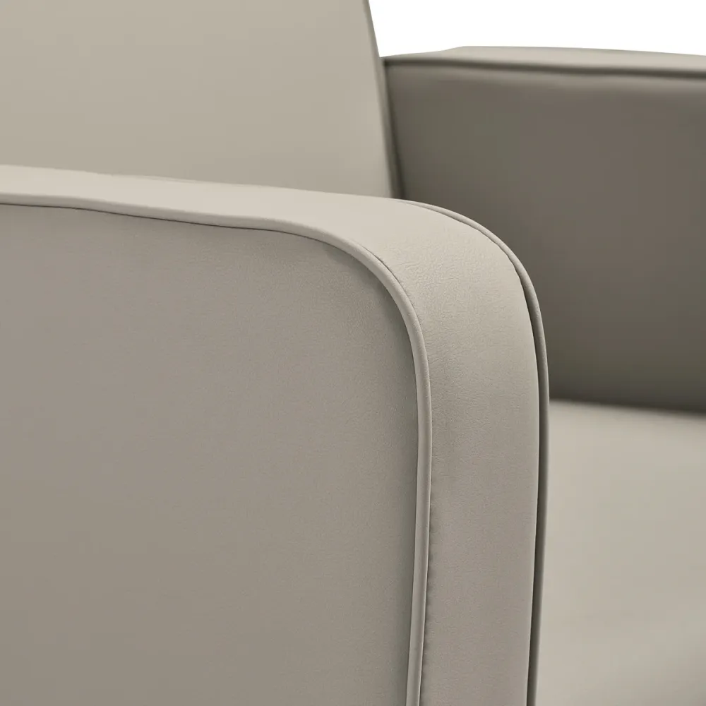 Poltrona da parrucchiere Gabbiano Bilbao grigio-beige
