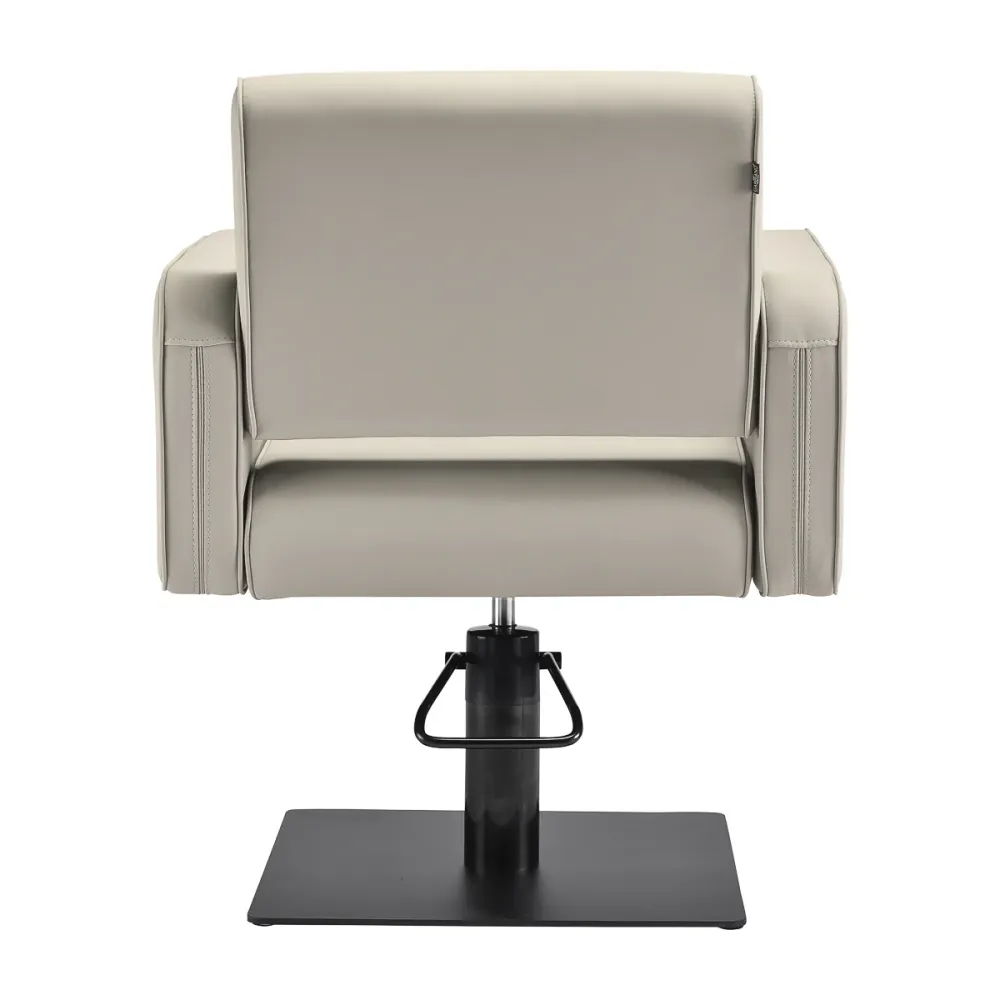 Poltrona da parrucchiere Gabbiano Bilbao grigio-beige