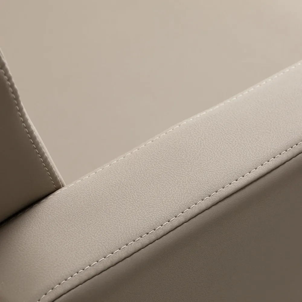 Poltrona da parrucchiere Gabbiano Elda grigio-beige