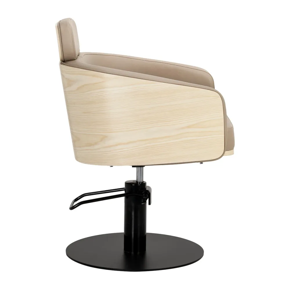 Poltrona da parrucchiere Gabbiano Wratislavia beige